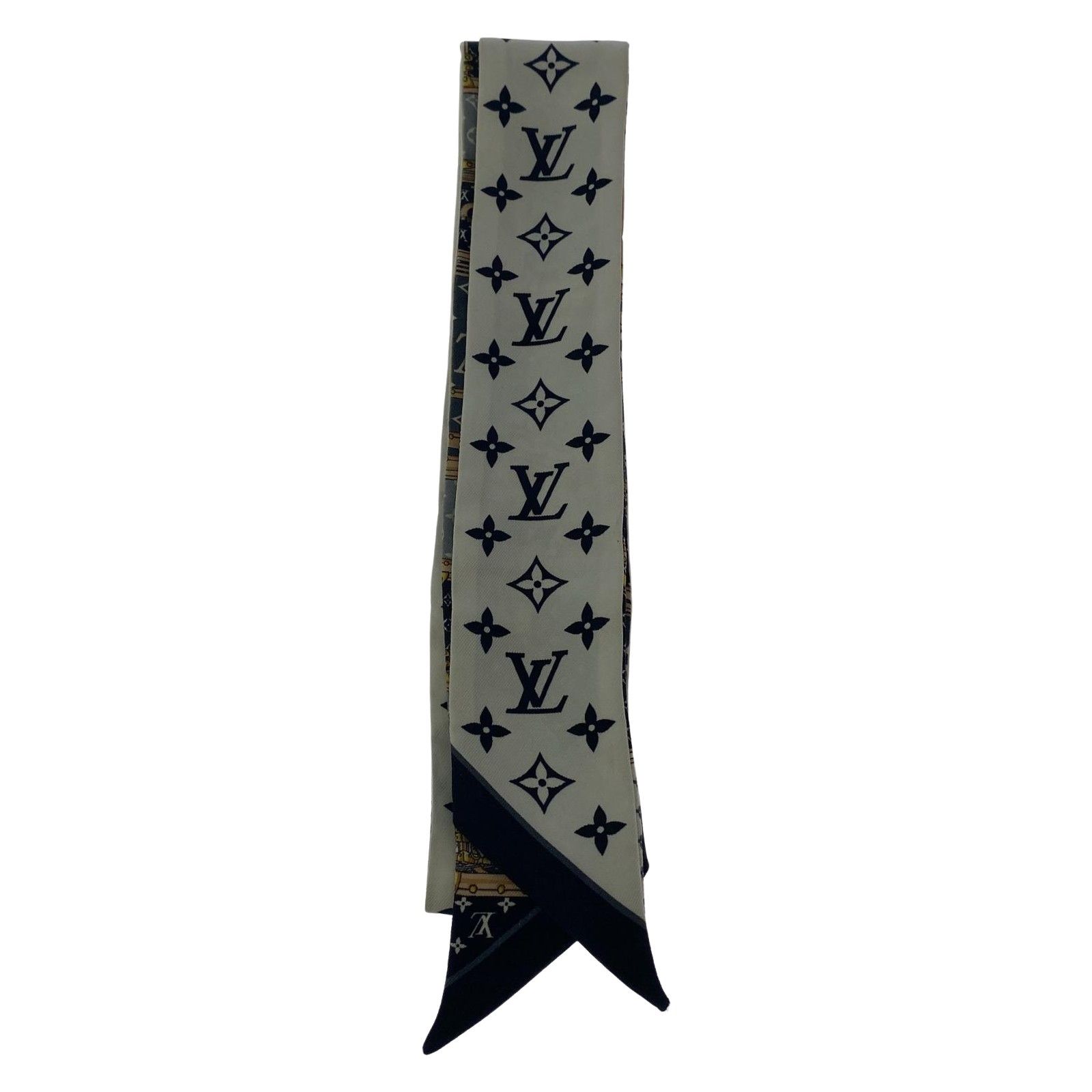 ヴィトンスカーフ LOUIS VUITTON ルイヴィトン スカーフ バンドーBB・LV