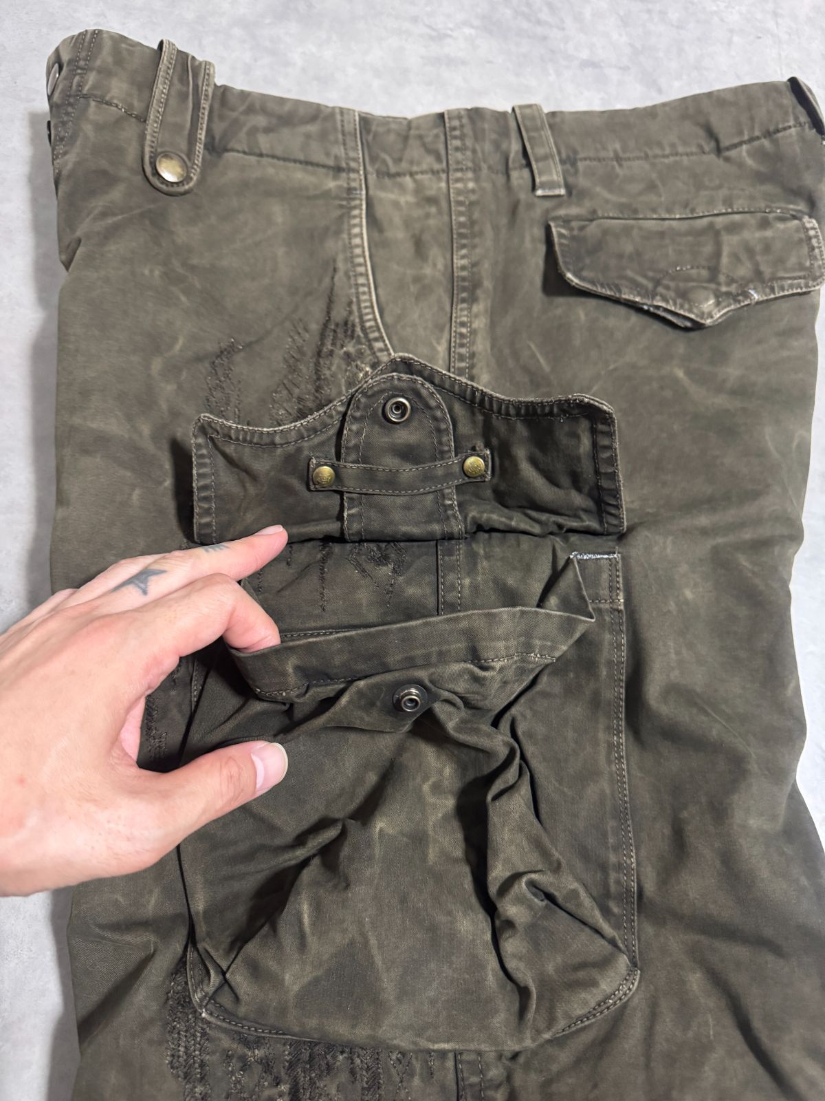 キミノリモリシタ/kiminorimorishita】カーゴショートパンツ【h