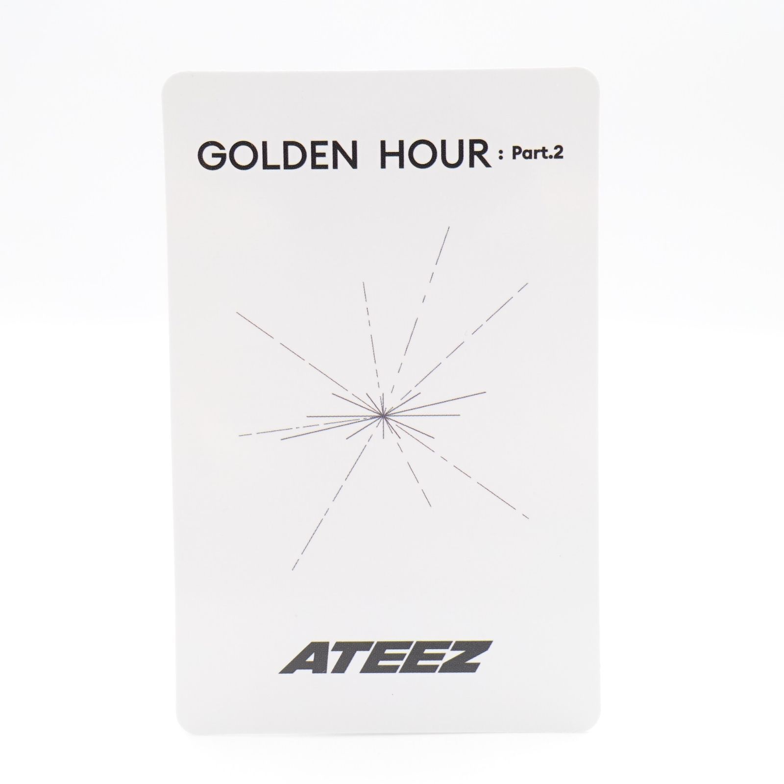 ATEEZ ウヨン GOLDEN HOUR part2 CU限定特典 ラキドロ トレカ