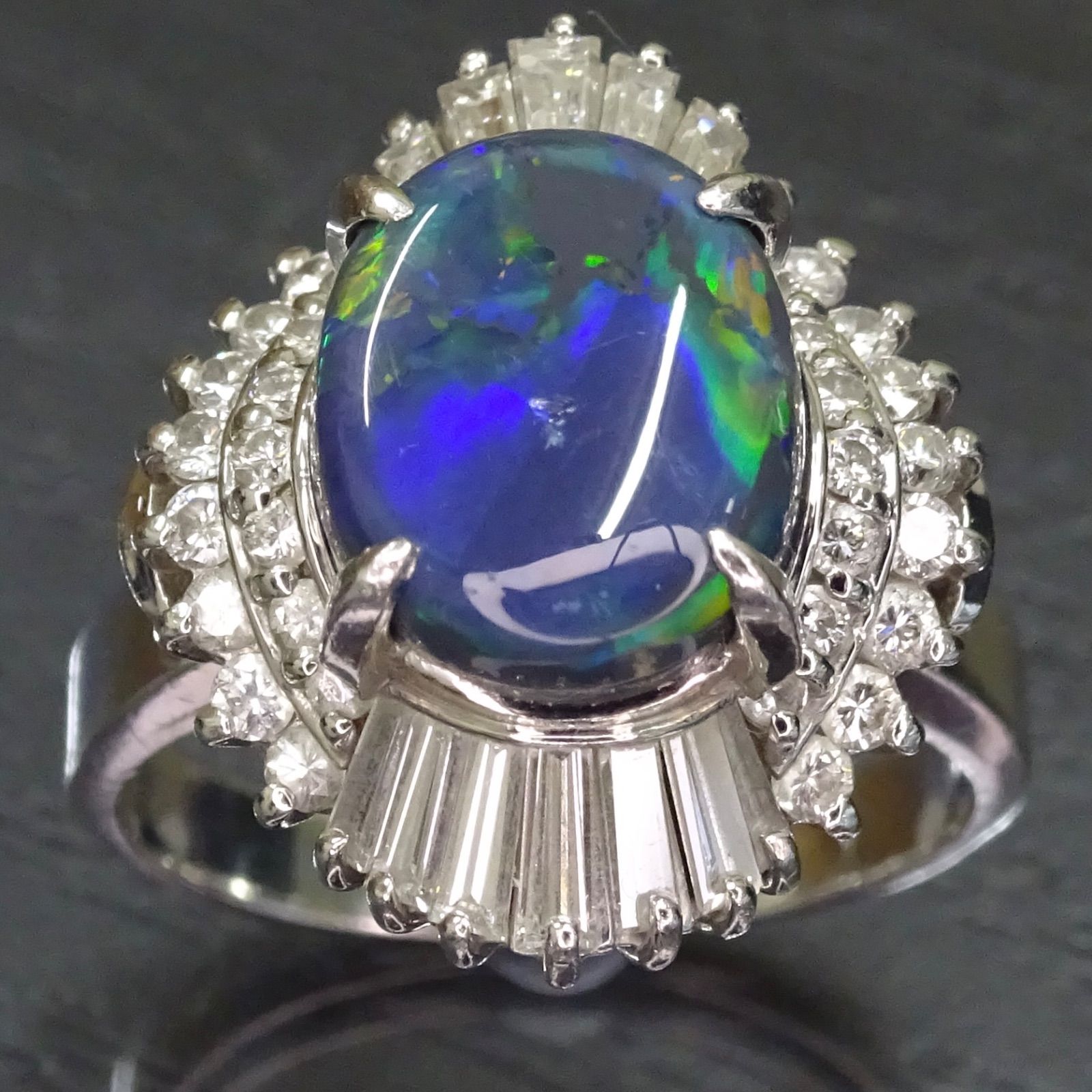 本店 日本 サファイア 1.11ct ダイヤモンド 0.8ct pt900リング