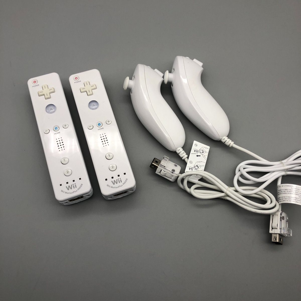 動作確認済】wii リモコンプラス ヌンチャク セット Wiiリモコンプラス