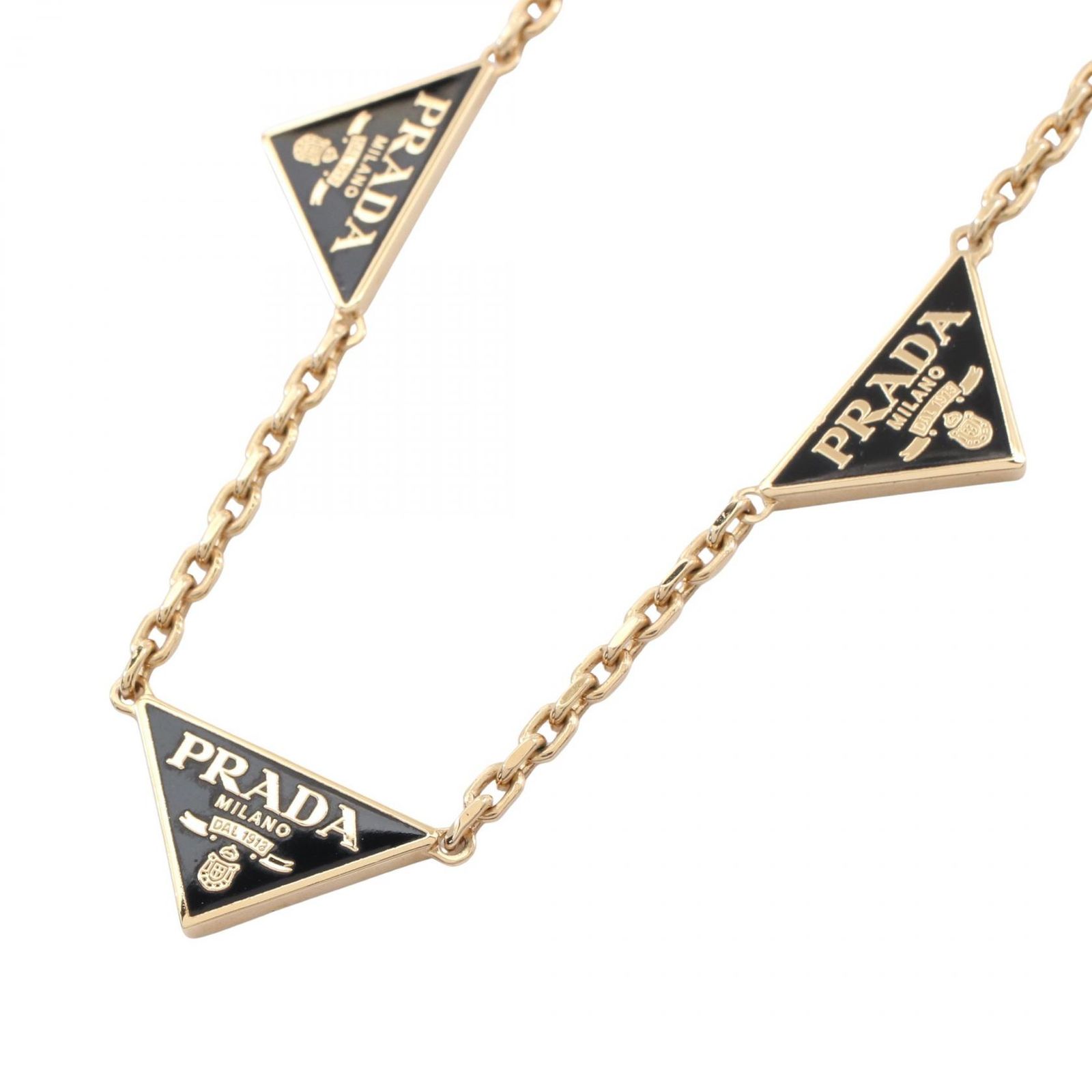 プラダ PRADA ネックレス トライアングルロゴ 1IC081 GP（ゴールド  
