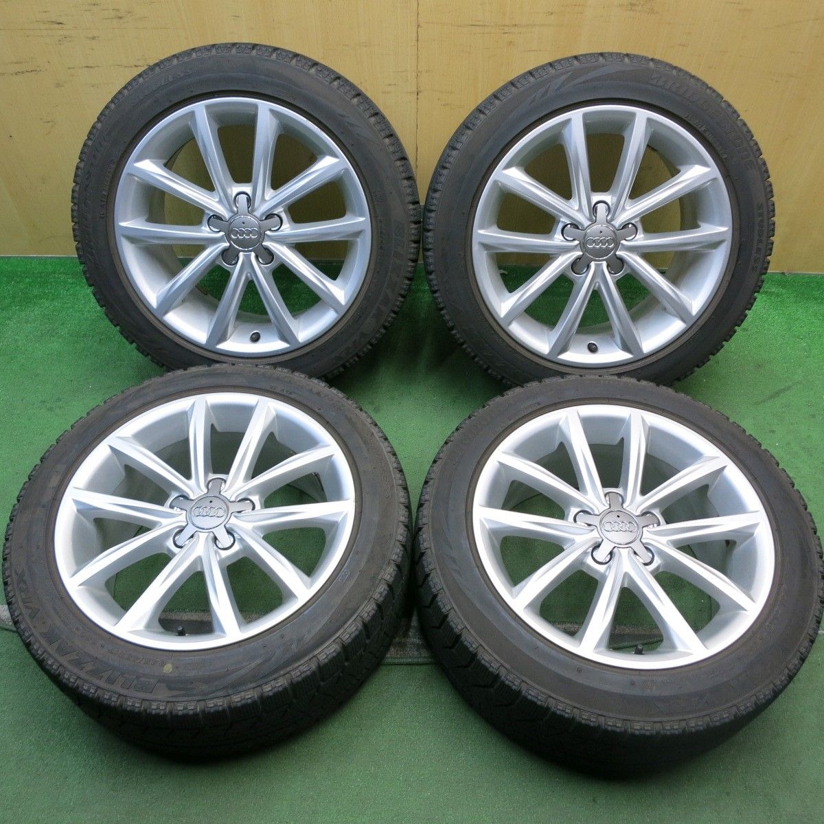 バリ溝 8.5分 アウディ TT 純正 245 45R17 スタッドレス ブリヂストン ブリザック VRX 17インチ PCD112 5H 5092701HAス