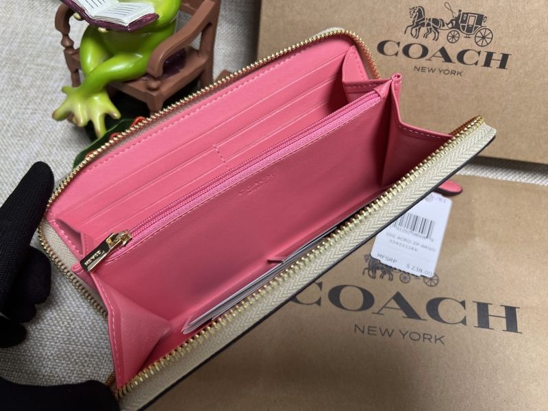 コーチ COACH 長財布財布シグネチャーアコーディオン B085 F73345 - 長財布