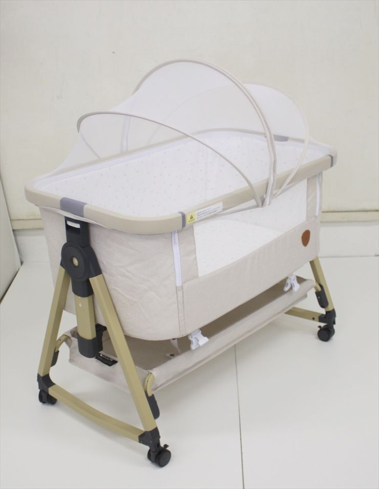 【美品】HZDMJ 2023新型ベビーベッド ベージュ 楽天市場】【1000円OFFクーポン獲得！】HZDMJ ベビーベッド