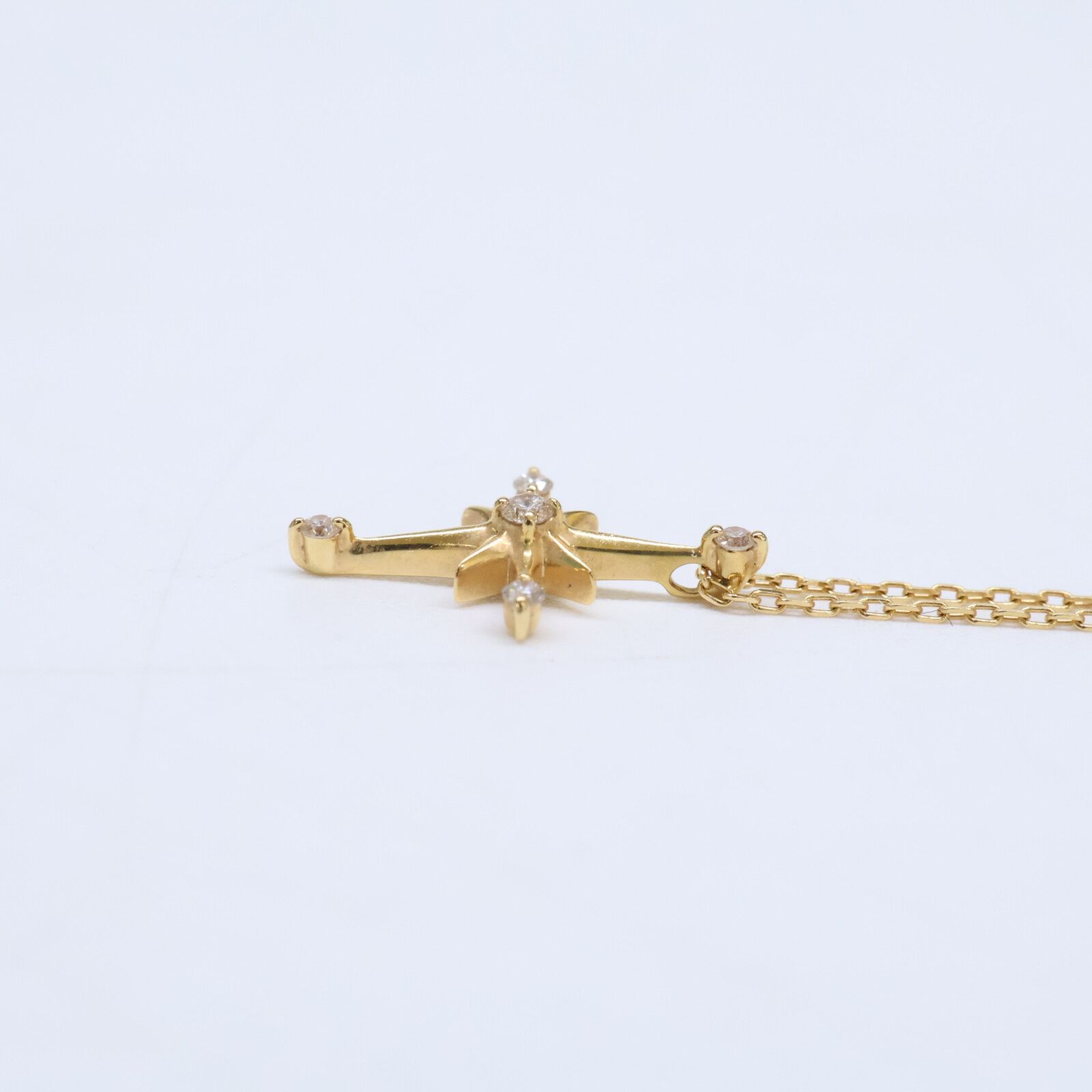 STAR JEWELRY スタージュエリー 【美品】2ZN2100 K18 0.03 DIA
