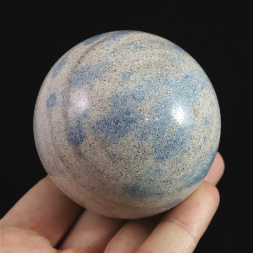 レア　高品質　アズライト　スフィア　天然石 168☆希少☆K2アズライト【スフィア・台座付き】天然石原石