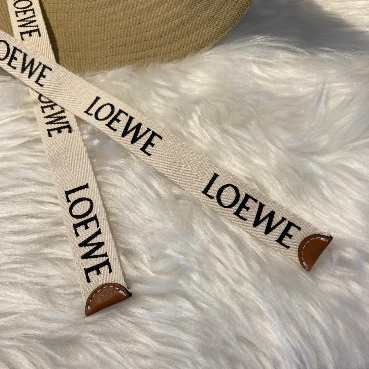 LOEWE （ロエベ） フィッシャーマンハット キャンバス サンド