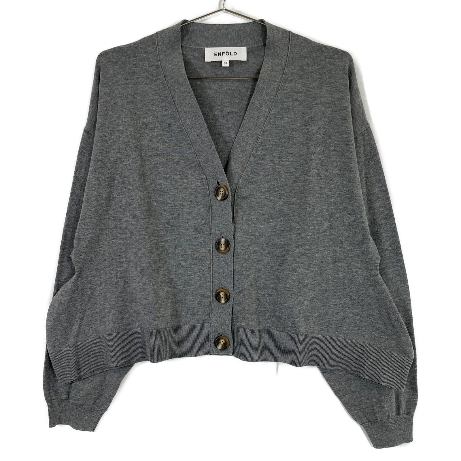 ENFOLD エンフォルド 美品 24SS WAVE DRAPE CARDIGAN 38 - メルカリ