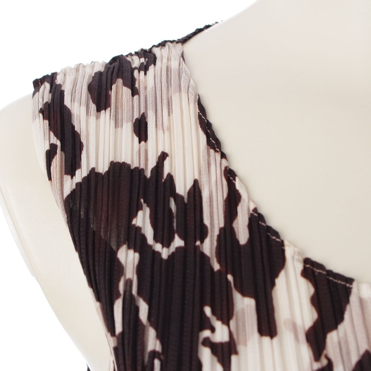 ISSEY MIYAKE ノースリーブロングワンピース PLEATS PLEASE ISSEY