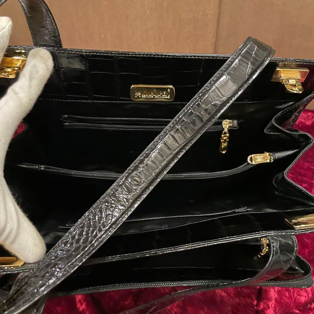 高級 KWANPEN クワンペン crocodile クロコダイル ワニ革 高級 KWANPEN クワンペン crocodile クロコダイル ワニ革