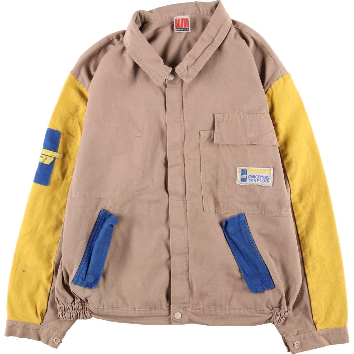 古着 ERGOS ユーロ ワークジャケット メンズXL/eaa367722