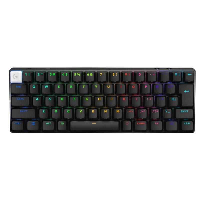 Logicool G PRO X 60 LIGHTSPEED ワイヤレス ミニ ゲーミングキーボード G-PKB-60-001LNBK リニア オプティカル GXスイッチ Bluetooth 日本語配