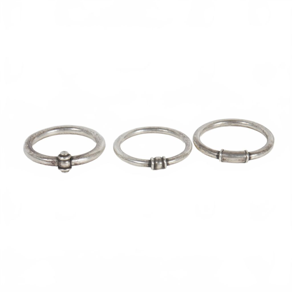 【最終値下げ】WERKSTATT:MUNCHEN ３連リング シルバー ワークスタットミュンヘン WERKSTATT:MUNCHEN 3 ring
