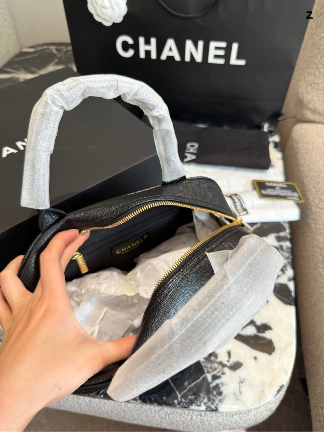 今日特価】Chanel Vintage Bowling Bag シャネル ヴィンテージ