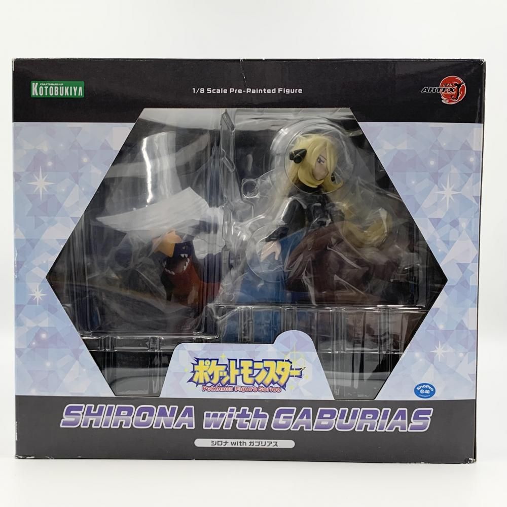 【中古】開封)コトブキヤ ARTFX J シロナ with ガブリアス 1/8 ポケットモンスター[97]