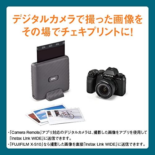  富士フイルム FUJIFILM ワイドフォーマット用スマホプリンター チェキ instax Link WIDE アッシュホワイト INS A WHITE その他 インスタントカメラ