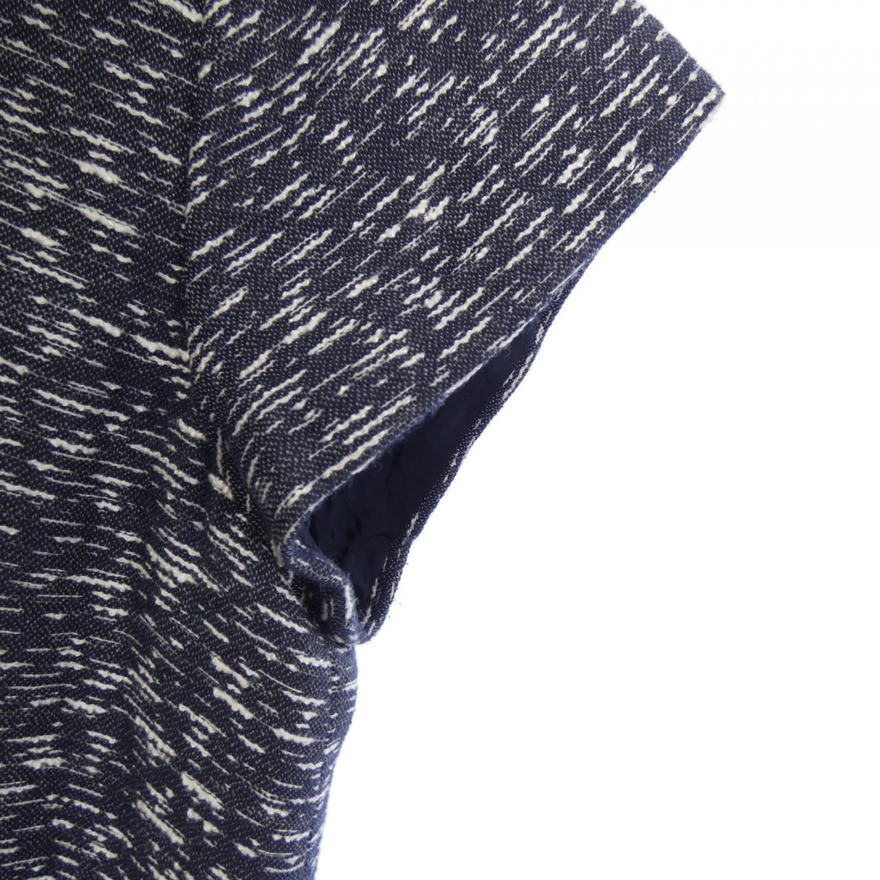 FOXEY NEWYORK 日本製 タック ワンピース FOXEY NEWYORK(フォクシーニューヨーク) マットストレッチ