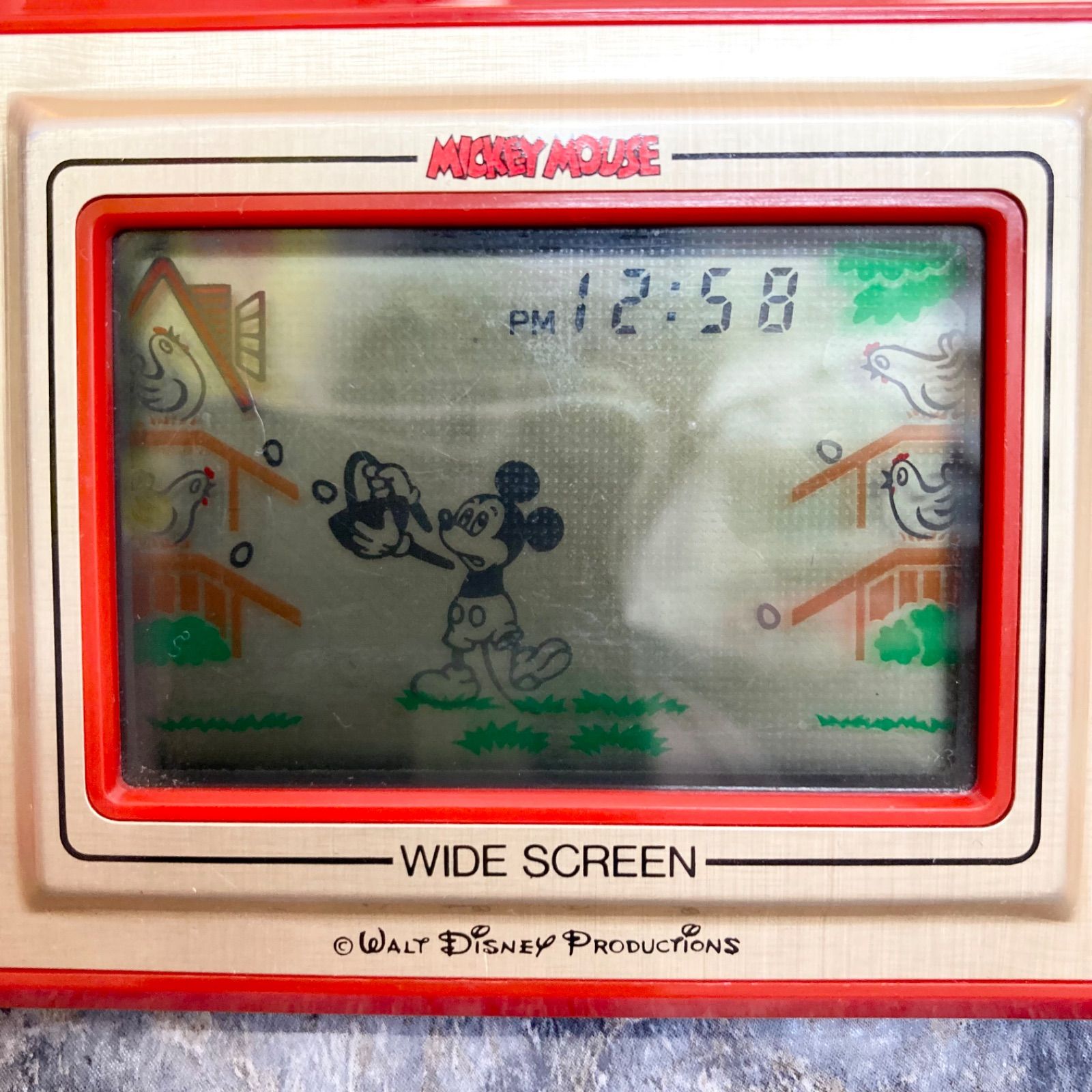 1981年GAME&WATCH MICKEY MOUSEゲームウォッチ　ミッキー ゲームウォッチ ミッキーマウス 昭和レトロゲーム任天堂