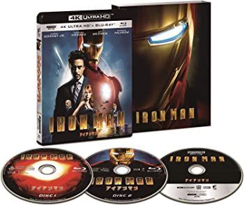 アイアンマン 4K ULTRA HD & ブルーレイセット(初回生産限定) [4K ULTRA HD + Blu-ray] 3枚組 ロバート・ダウニーJR., テレンス・ハワード 中古】アイアンマン 4K ULTRA HD & ブルーレイセット(初回生産
