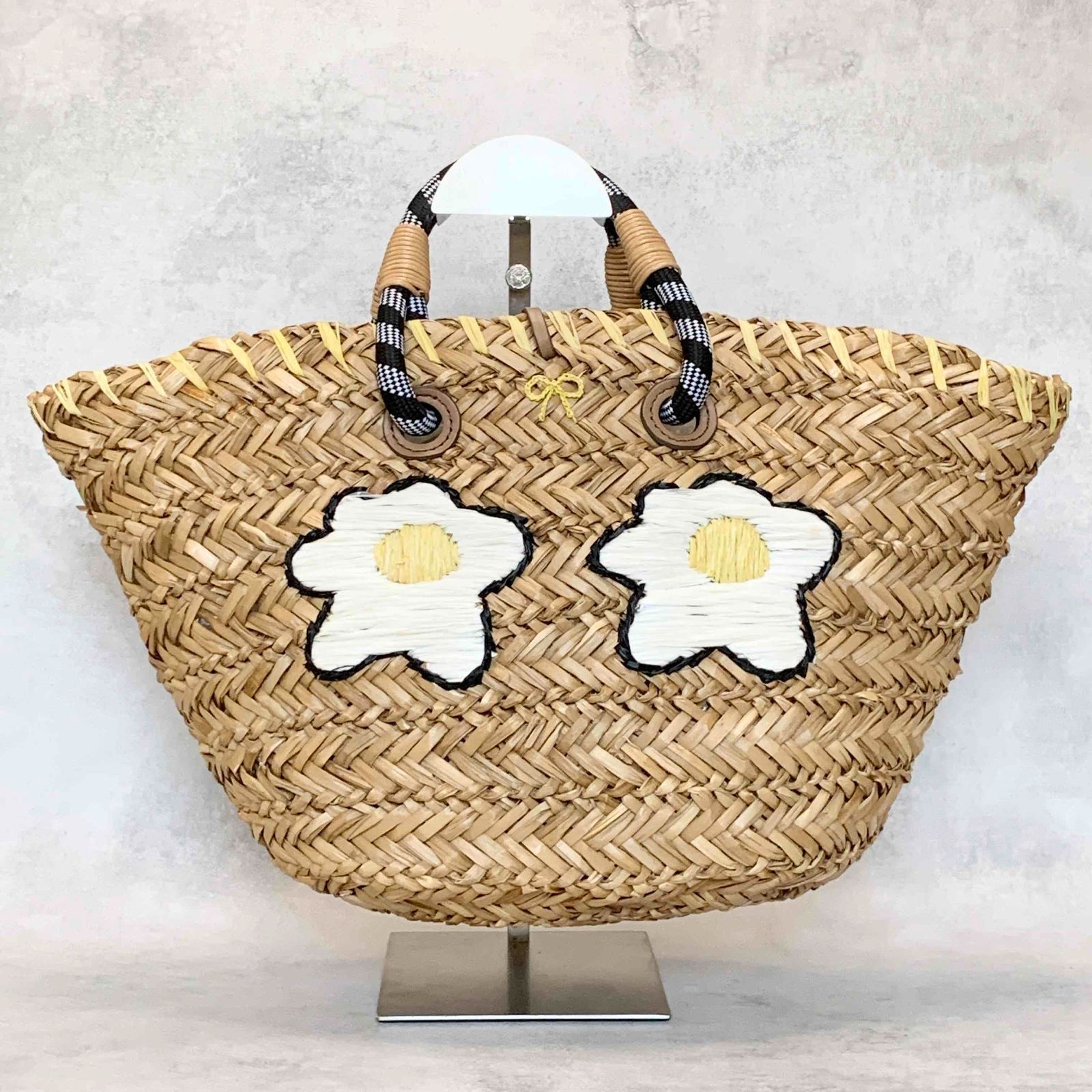 希少 アニヤハインドマーチ ANYA HINDMARCH かごバッグ アイズ 