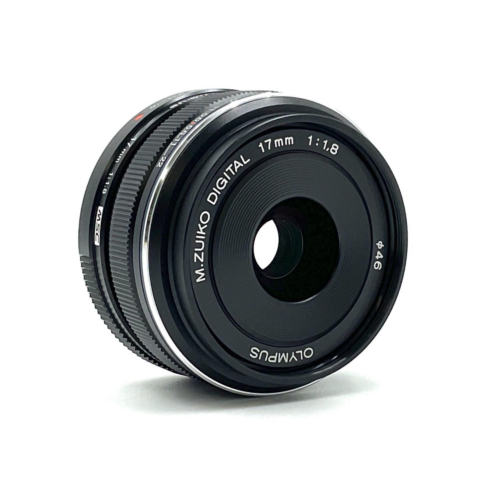 全額返金保証 最速発送 OLYMPUS M.ZUIKO DIGITAL 17mm F1.8 ブラック 動作 済