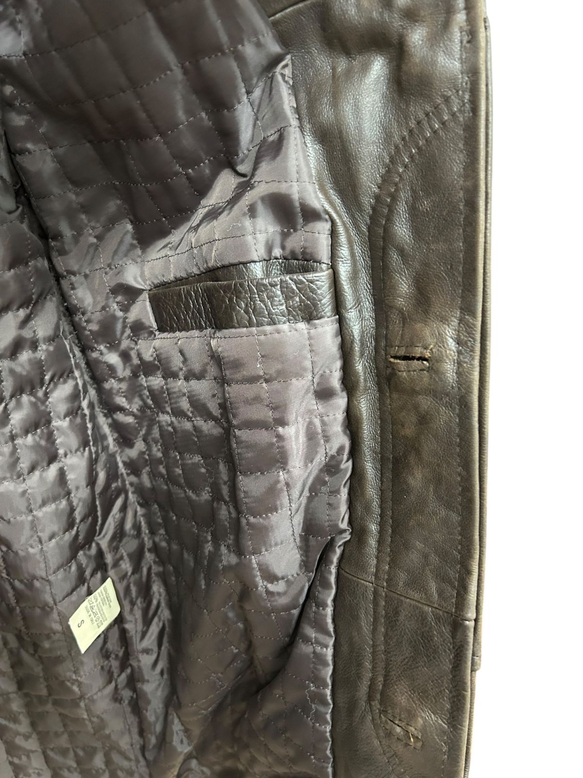 Paul Smith (ポールスミス) 本革 レザーコート S ブラウン