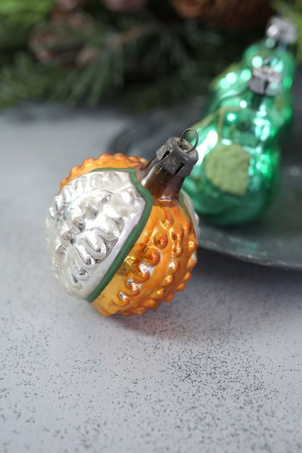 希少】ポーランド買付 アンティーク クリスマスオーナメント 吹き