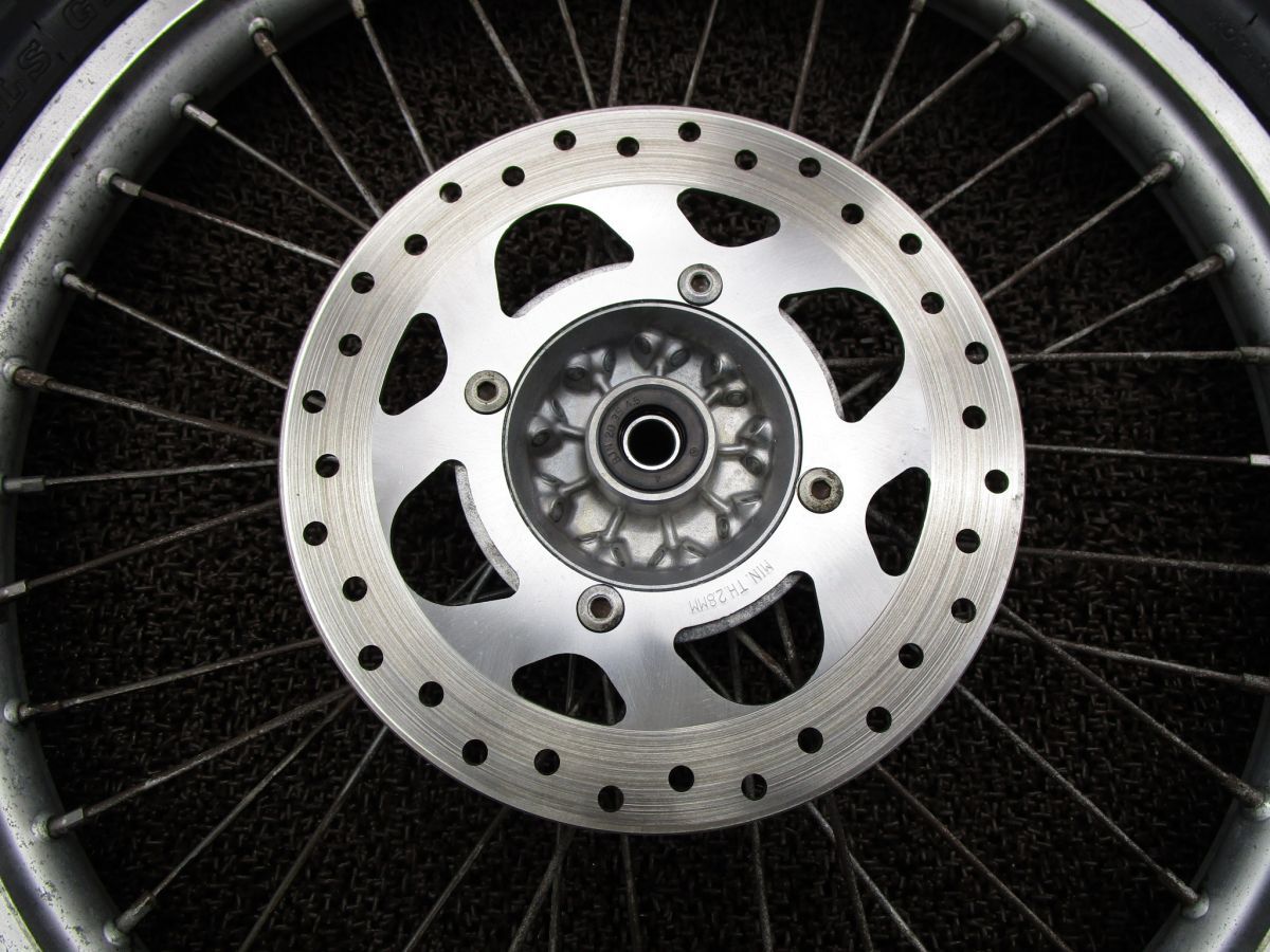 KDX125SR カワサキ純正 フロントホイール 中古品