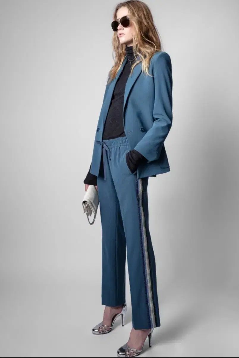 Zadig ＆ Voltaire レディース ズボン 38 ZADIG-VOLTAIRE ザディグ エ ヴォルテール Pomy グリッター