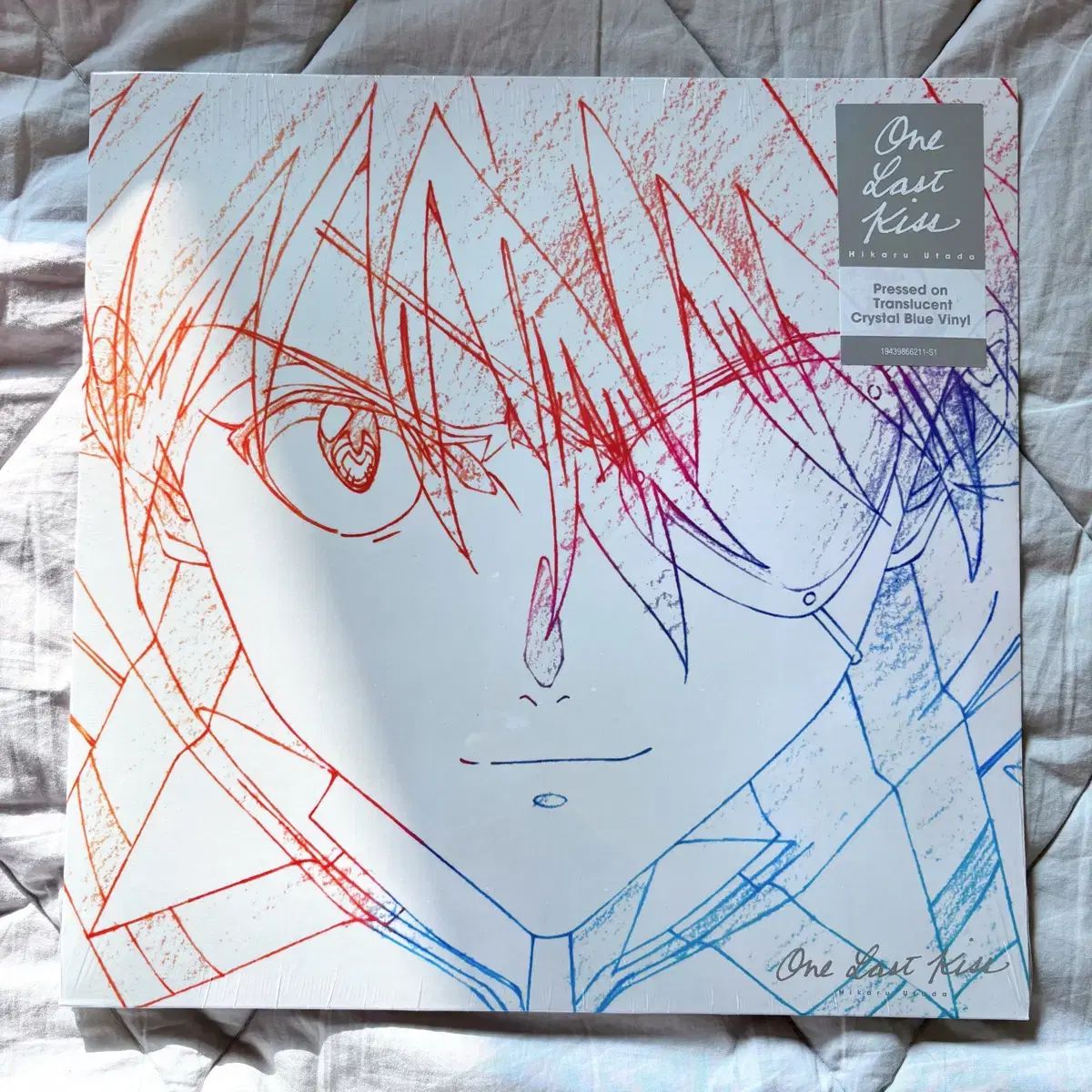 エヴァンゲリオン LP 宇多田 ヒカル one last kiss クリスタル 青