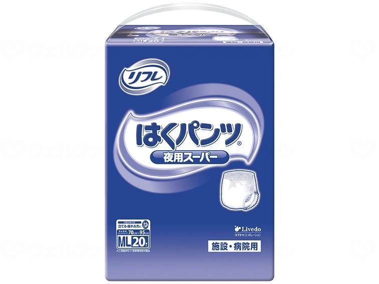 ケース販売 リブドゥ Ｇはくパンツ夜用スーパー ＭＬ