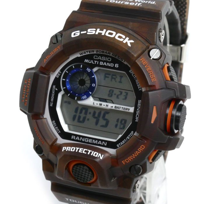 CASIO カシオ G-SHOCK MASTER OF G RANGEMAN 腕時計 ソーラー ブラウン