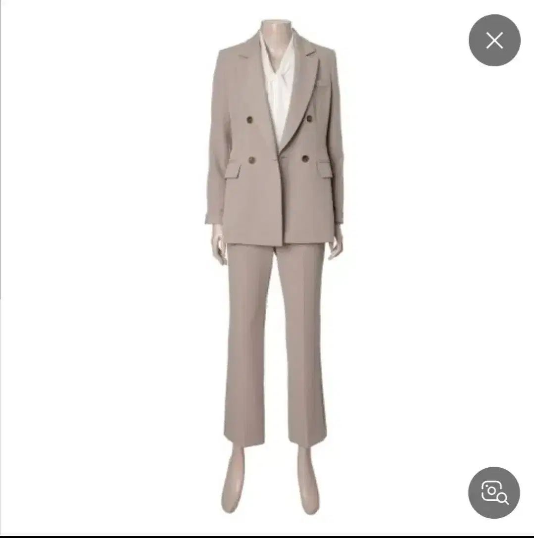 SOUP ダブルボタン セミフ セミブーツカット スーツ セットアップ