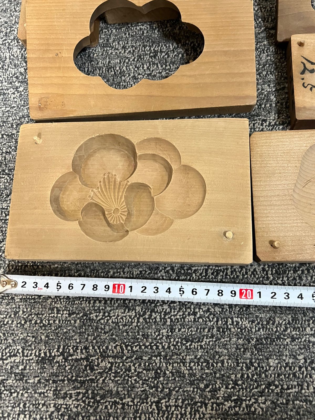 珍品 和菓子道具 木型 「法事引き出物用菓子」 和菓子製作用木製型 菓子木