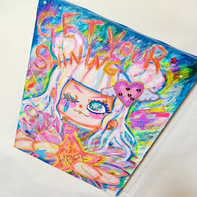 【メッセージアート】★GET YOUR SHINING STAR★ 新作メッセージアート】☆GET YOUR SHINING STAR☆ - メルカリ