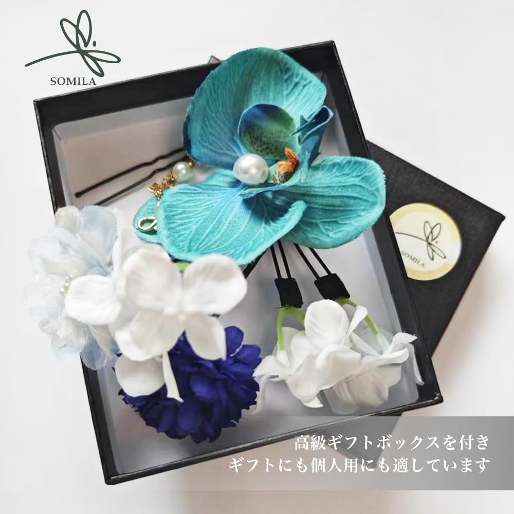 ドライフラワー ヘアアクセサリー