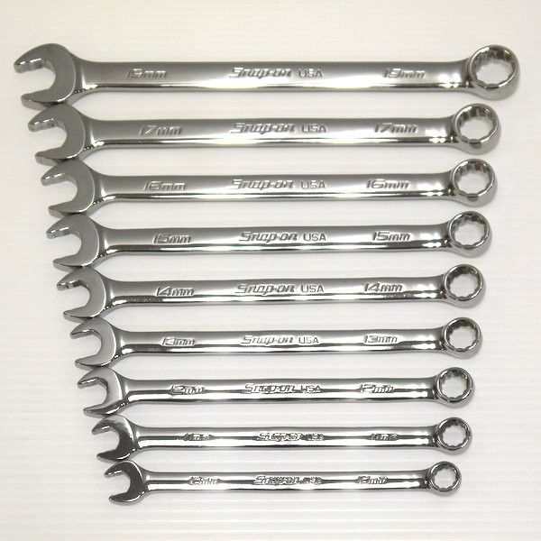 Snap-on 若き コンビネーションレンチセットOXRM710