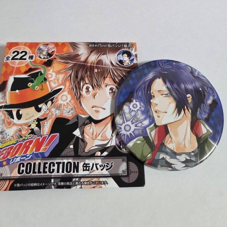 家庭教師ヒットマンREBORN リボーン ジャンプフェスタ 缶バッジ 骸 ジャンプフェスタ 六道骸 リボーン コレクション缶バッジ 原作