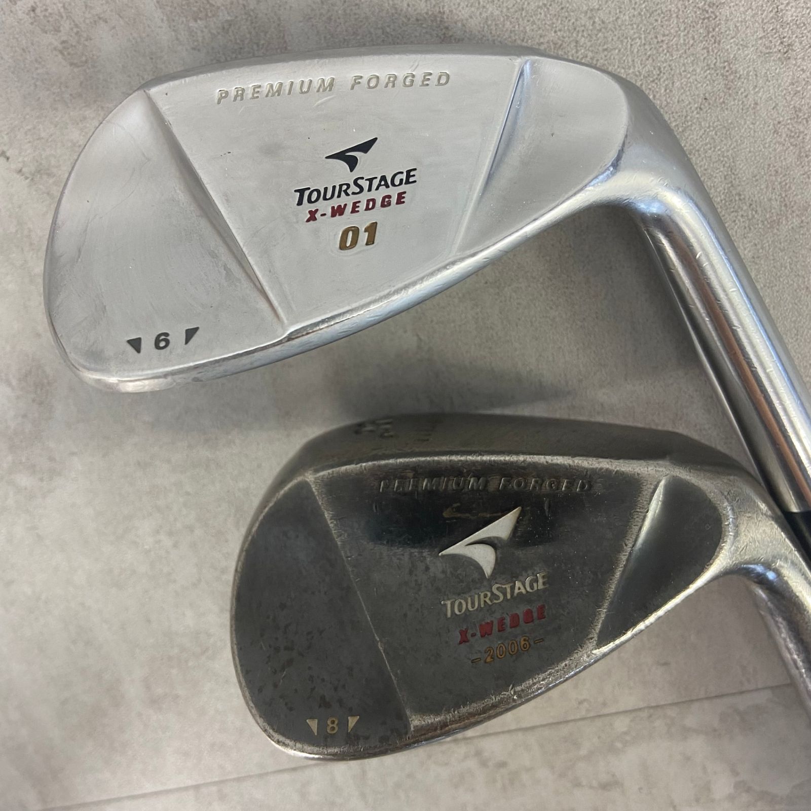 TOURSTAGE　ツアーステージ　X-WEDGE　メンズウェッジ2本セット　AW52°　 SW58°　スチール　S200　ウェッジ　右利き用