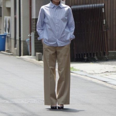YAECA ヤエカ 日本製 Comfort Shirt Wide コンフォートシャツ
