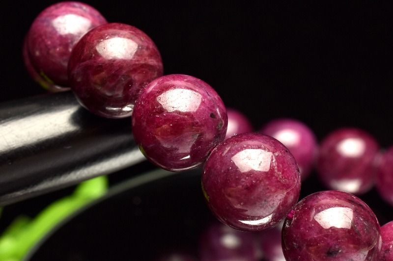 １点物 高品質 勝利の石 ルビー 11mm ブレスレット パワーストーン 天然石 _MB198