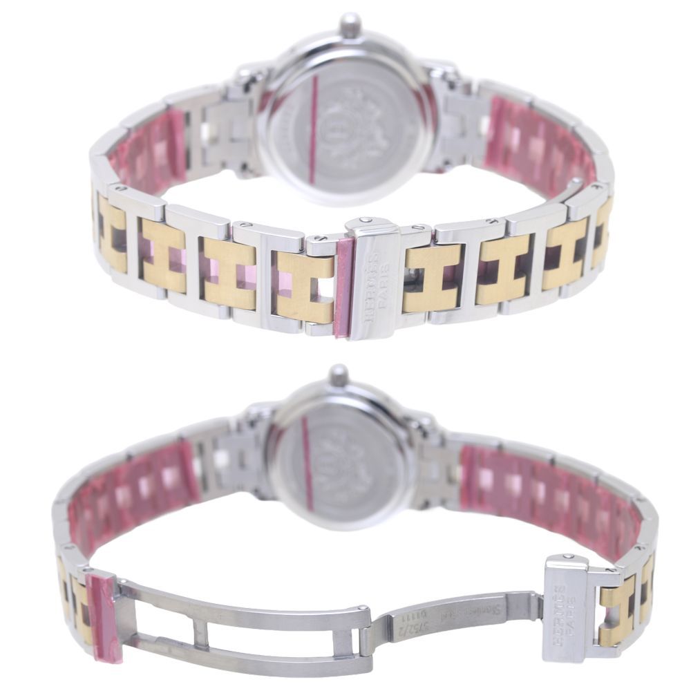 HERMES エルメス クリッパー CL4.220.430/3752 旧バックル ステンレス  