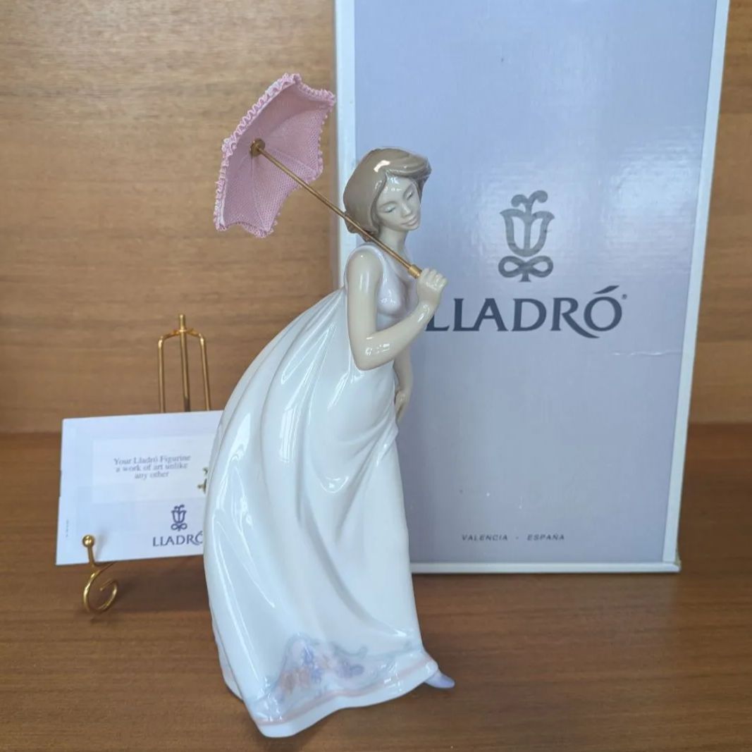 属 リヤドロ 7636 LLADRO 春の光の中で 陶器 置物