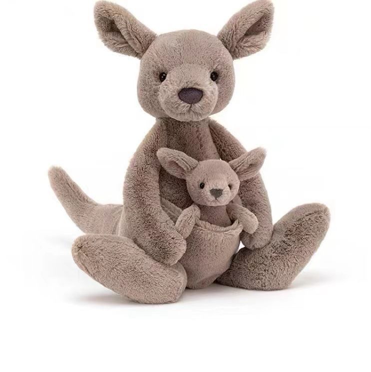 新品ジェリーキャットJellycatKara Kangaroo カンガルーぬいぐるみ袋付