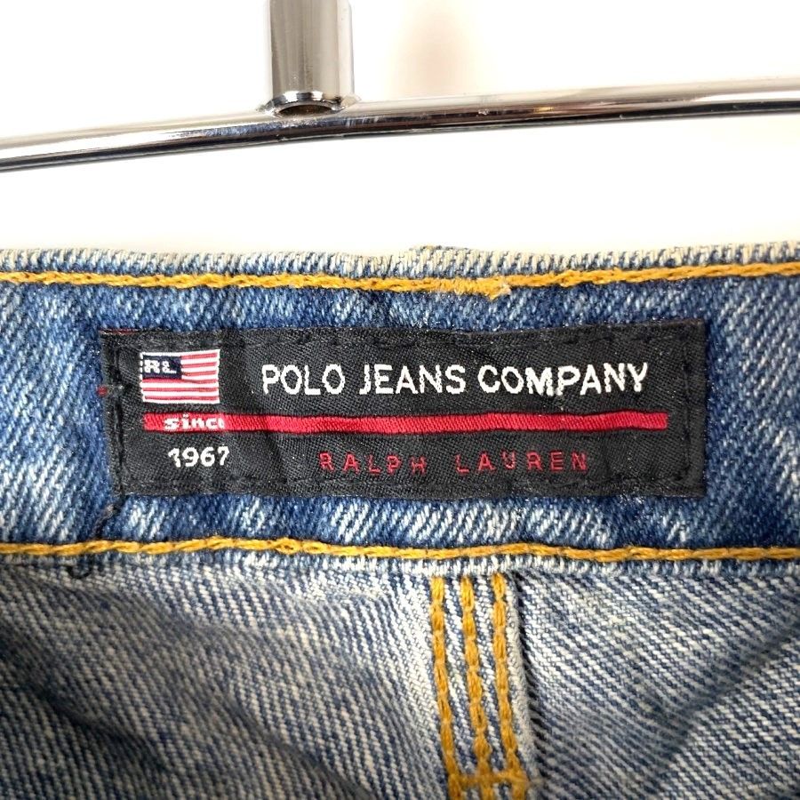 【美品】ポロラルフローレン　フレンチペインターワークパンツ　ブルー　34 ポロジーンズラルフローレンPolo Jeans Ralph laurenデニム