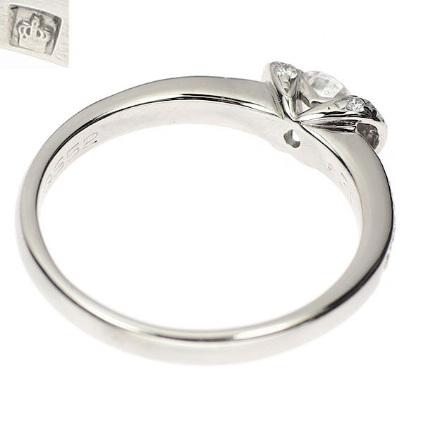 ロイヤルアッシャー Pt900 ダイヤモンド リング 0.30ct D0.22ct - メルカリ