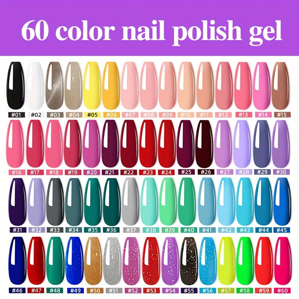 15ml*63本低臭長持ちマニキュアギフトセット ホームサロン用cTr