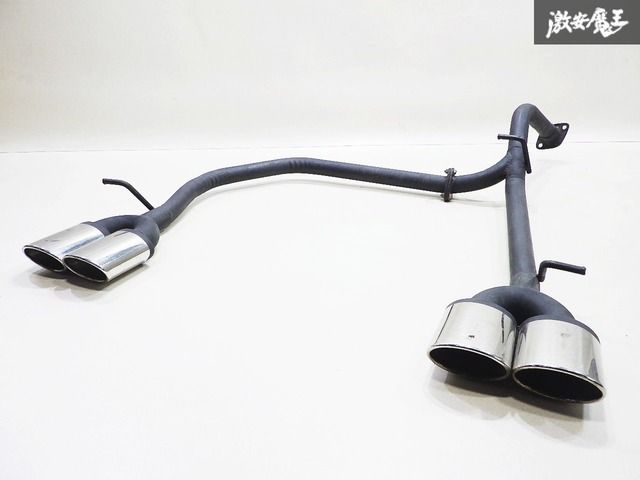 業者出品 社外 ZVW30 プリウス 前期 後期 G/S/L セミステンレス製 ストレート マフラー 左右 デュアル 4本出し 即納