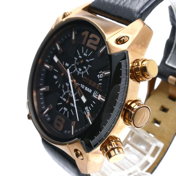 DIESEL ディーゼル オーバーフロー 腕時計 電池式 DZ-4297 メンズ 中古 